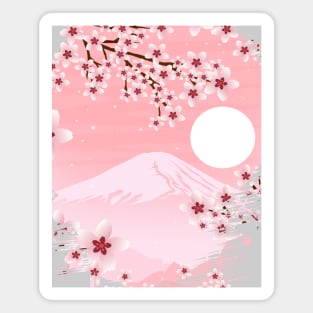 Winter Blossom Magnet